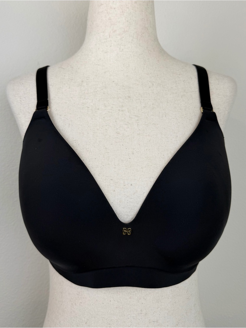 Honeylove CloudEmbrace Wireless Contour T-Shirt Bra in Black Size 34D - Picture 4 of 9
